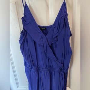 Royal Blue Express Wrap Dress Size M Medium